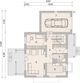 Projekt domu LK&1112 - rzut parteru, dom liczy 4 pokoje, 2 łazienki i wc
