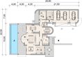 Projekt domu LK&1088 - rzut parteru, dom liczy 6 pokoje, 3 łazienki i wc