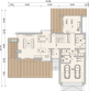 Projekt domu LK&1623 - rzut parteru, dom liczy 4 pokoje, 3 łazienki i wc