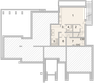 Projekt domu LK&1556 - rzut piwnicy, dom liczy 5 pokoje, 4 łazienki i wc