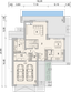 Projekt domu LK&1549 - rzut parteru, dom liczy 4 pokoje, 3 łazienki i wc