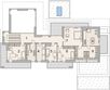 Projekt domu LK&1472 - rzut 1 piętra, dom liczy 4 pokoje, 4 łazienki i wc