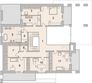 Projekt domu LK&1415 - rzut 1 piętra, dom liczy 5 pokoje, 2 łazienki i wc