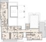 Projekt domu LK&1403 - rzut 1 piętra, dom liczy 6 pokoje, 7 łazienki i wc