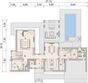 Projekt domu LK&1387 - rzut parteru, dom liczy 5 pokoje, 4 łazienki i wc