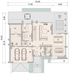 Projekt domu LK&1378 - rzut parteru, dom liczy 5 pokoje, 3 łazienki i wc