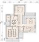 Projekt domu LK&1345 - rzut parteru, dom liczy 4 pokoje, 2 łazienki i wc