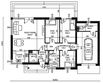 Projekt domu Planujdom 065 - rzut parteru, dom liczy 3 pokoje, 1 łazienki i wc