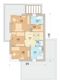 Projekt domu Perfetto 3 modern - rzut 1 piętra, dom liczy 4 pokoje, 3 łazienki i wc