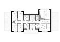 Projekt domu FarmHouse One Residence - rzut poddasza, dom liczy 6 pokoje, 4 łazienki i wc