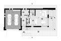 Projekt domu NewHouse 753 G2 w2 - rzut parteru, dom liczy 3 pokoje, 2 łazienki i wc