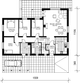 Projekt domu Olga - rzut parteru, dom liczy 4 pokoje, 1 łazienki i wc