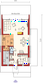 Projekt domu EX 15 II soft - rzut parteru, dom liczy 4 pokoje, 3 łazienki i wc