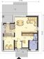 Projekt domu Meribel DCP327 - rzut parteru, dom liczy 4 pokoje, 2 łazienki i wc