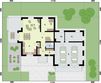 Projekt domu Vitoria projekt domu mieszkalnego - rzut parteru, dom liczy 4 pokoje, 2 łazienki i wc