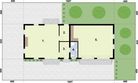 Projekt budynku gospodarczego BGS6 Budynek gospodarczy - rzut parteru, dom liczy 0 pokoje, 1 łazienki i wc