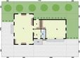 Projekt budynku gospodarczego BGS13 Budynek gospodarczy - rzut parteru, dom liczy 0 pokoje, 1 łazienki i wc