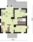Projekt domu Malibu 2 - rzut parteru, dom liczy 4 pokoje, 2 łazienki i wc
