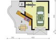 Projekt garażu G183 budynek gospodarczy - rzut parteru, dom liczy 0 pokoje, 0 łazienki i wc