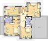 Projekt domu Brisbane DCP262 - rzut 1 piętra, dom liczy 5 pokoje, 3 łazienki i wc