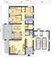 Projekt domu Ajaccio IV DCP282 - rzut parteru, dom liczy 5 pokoje, 3 łazienki i wc