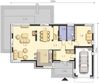 Projekt domu Imperia II DCP286a - rzut parteru, dom liczy 5 pokoje, 2 łazienki i wc
