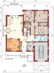 Projekt domu Polarna G1 - rzut parteru, dom liczy 3 pokoje, 2 łazienki i wc