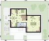 Projekt domu Vitoria projekt domu mieszkalnego - rzut poddasza, dom liczy 4 pokoje, 2 łazienki i wc