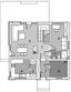 Projekt domu Eco 05 - rzut parteru, dom liczy 4 pokoje, 3 łazienki i wc