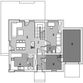 Projekt domu Eco 11 - rzut parteru, dom liczy 4 pokoje, 3 łazienki i wc