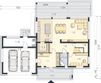 Projekt domu Carrara III DCP332b - rzut parteru, dom liczy 5 pokoje, 2 łazienki i wc