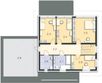 Projekt domu Carrara III DCP332b - rzut 1 piętra, dom liczy 5 pokoje, 2 łazienki i wc