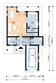 Projekt domu A-101 Dom karska - z bali - rzut parteru, dom liczy 3 pokoje, 2 łazienki i wc