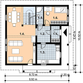 Projekt domu L-59 Dom malinowa - z bali - rzut parteru, dom liczy 4 pokoje, 2 łazienki i wc