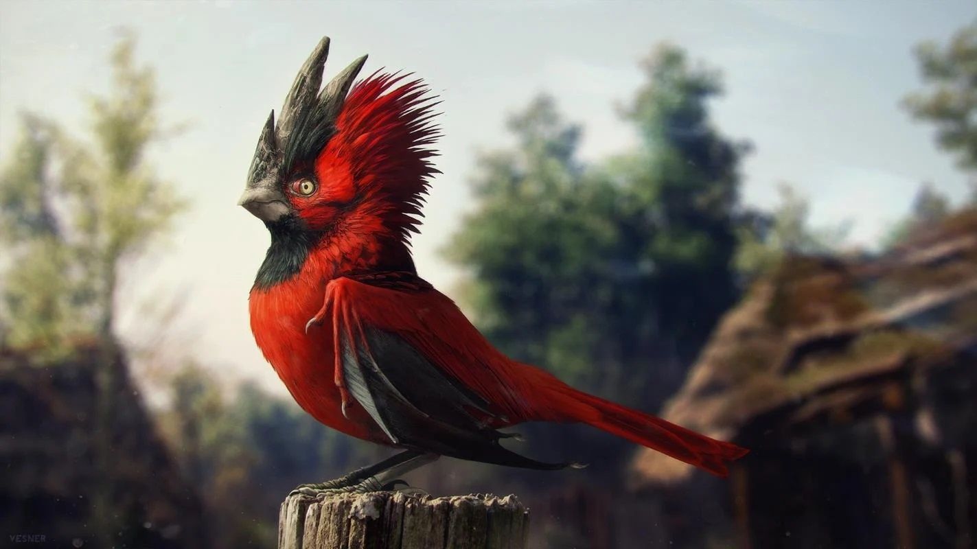 CD Projekt RED - ptak z logo firmy