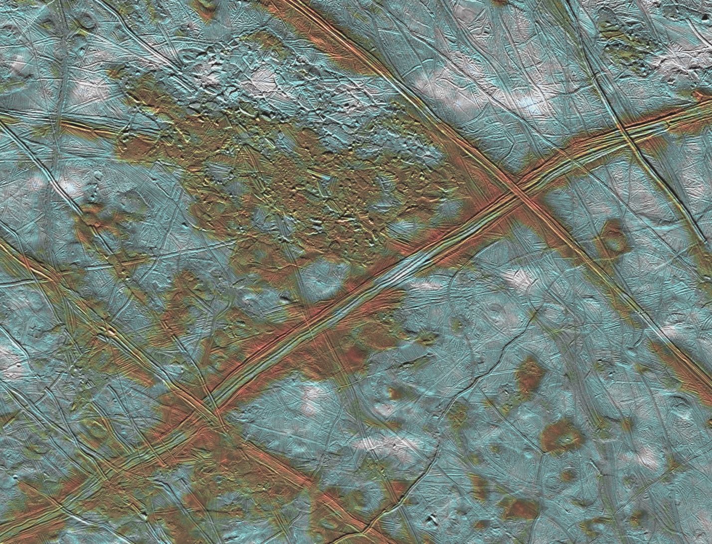 Europa zdjęcie z Galileo
