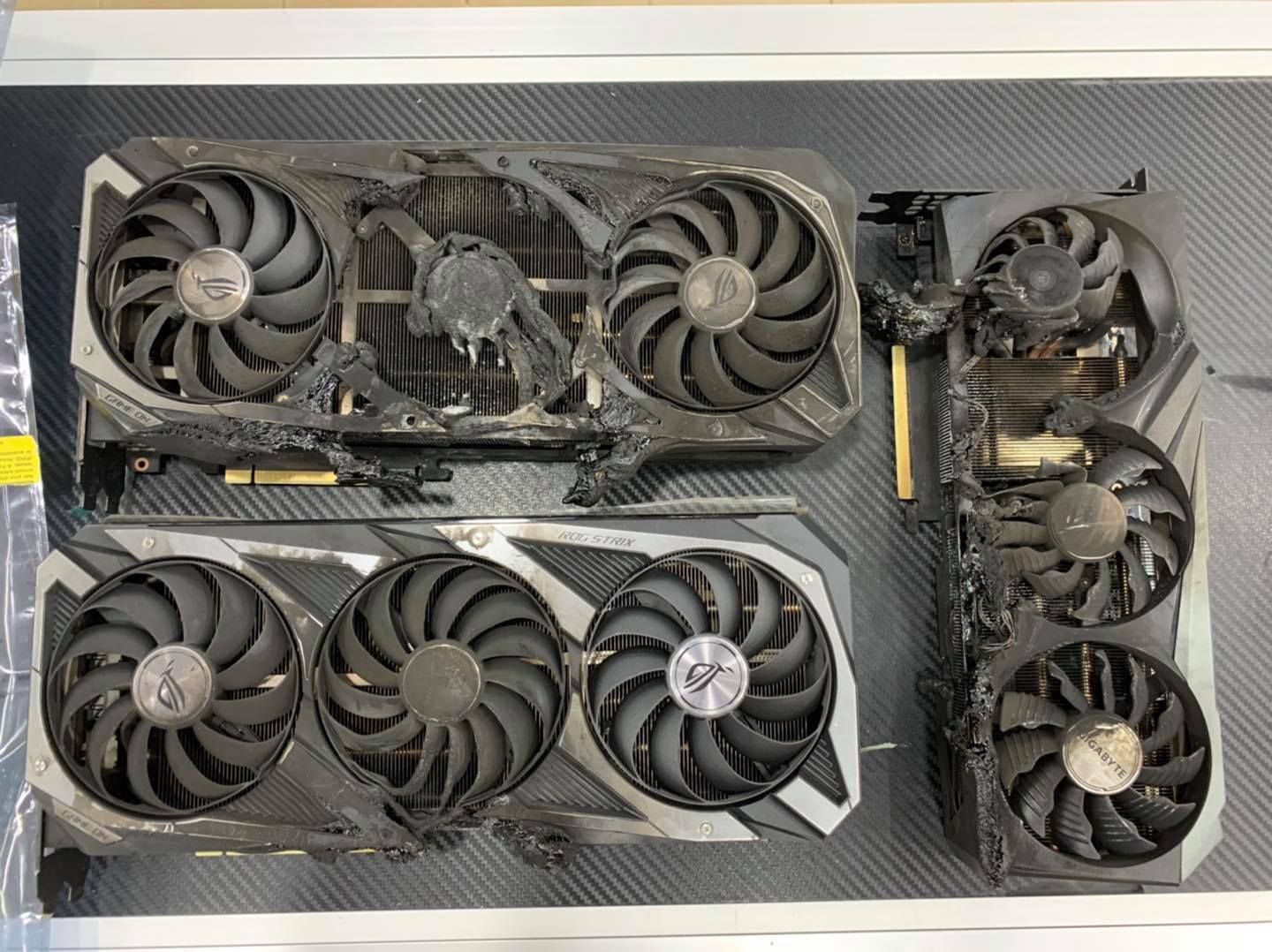 GeForce RTX 3080 - uszkodzone karty graficzne