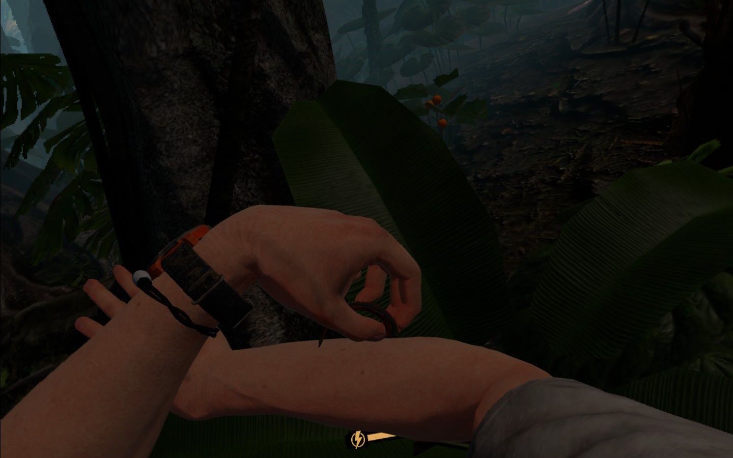 Green Hell VR Oculus - wyciąganie pijawek