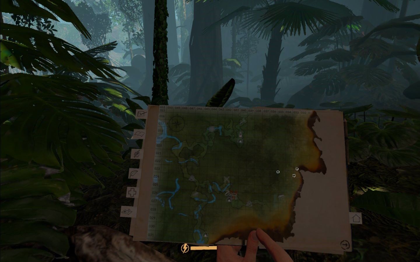 Green Hell VR Oculus - mapa