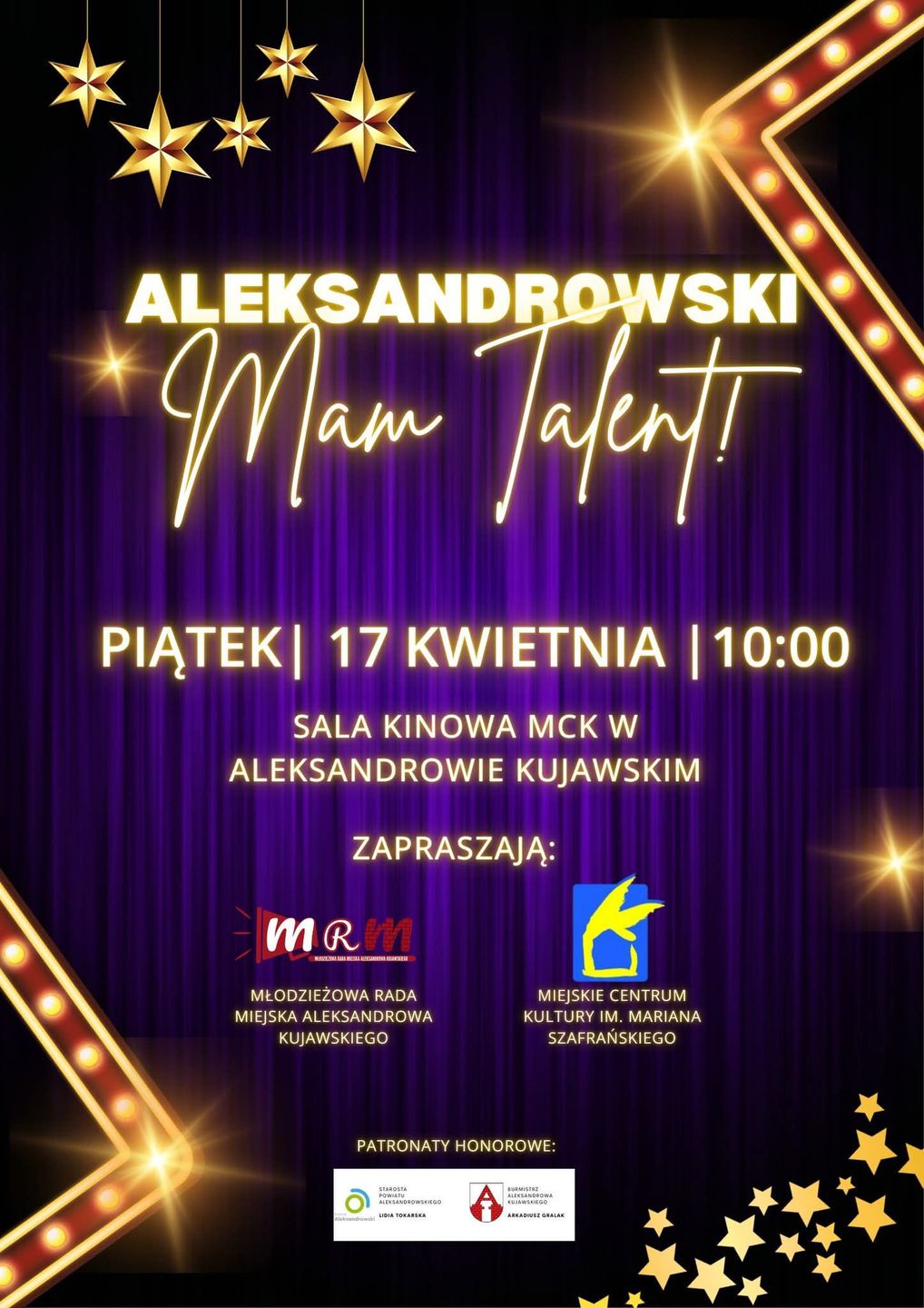 Aleksandrowski Mam Talent już 17 kwietnia