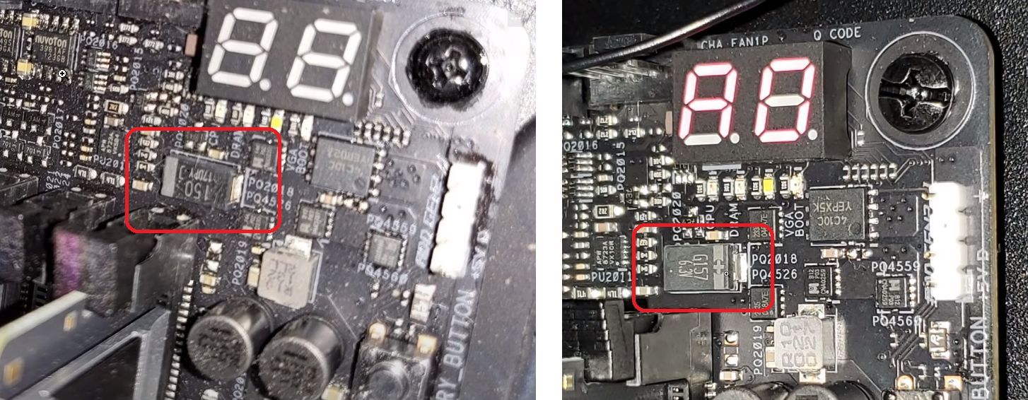 ASUS ROG Maximus Z690 Hero - problem z kondensatorem