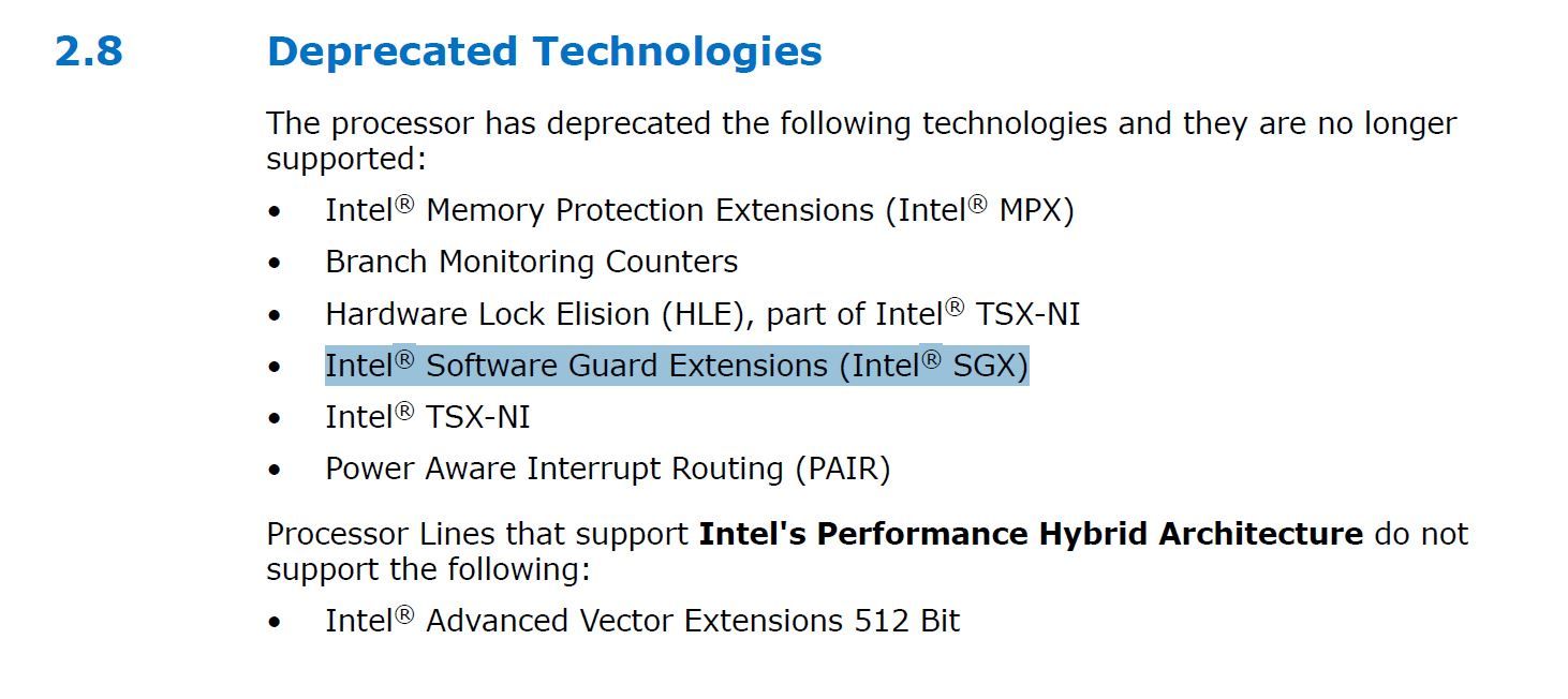 Intel SGX
