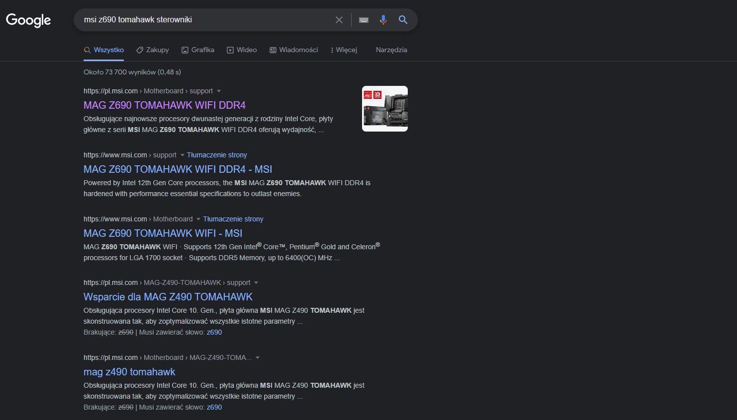 Jak wyszukać sterownik do karty sieciowej