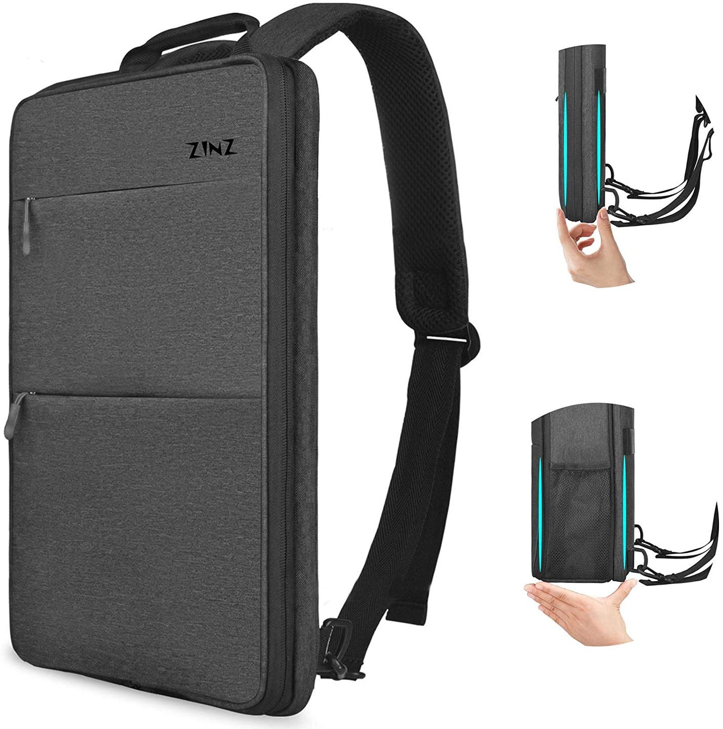 Plecak ZINZ Slim &amp; Expandable
