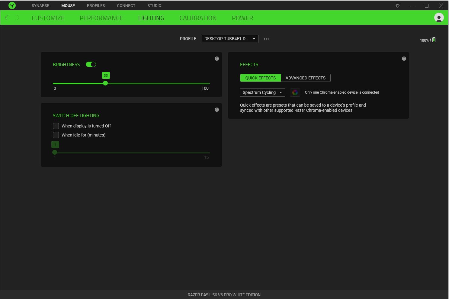 Razer Basilisk V3 Pro - Razer Synapse i opcje podświetlenia