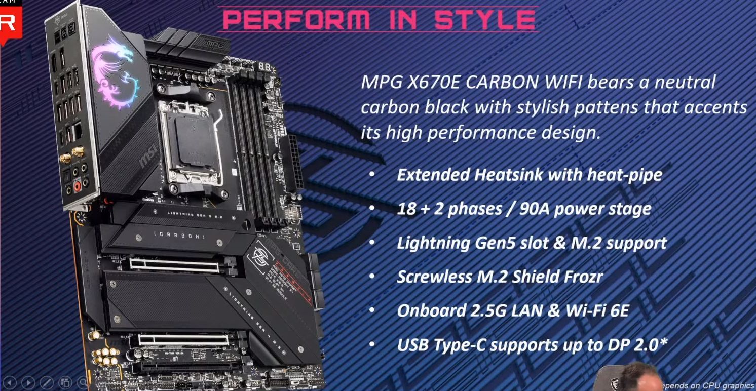 MSI MPG X670E Carbon WIFI
