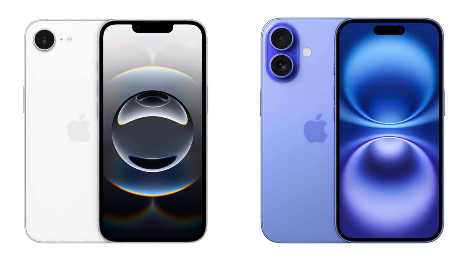 iPhone 16e i iPhone 16