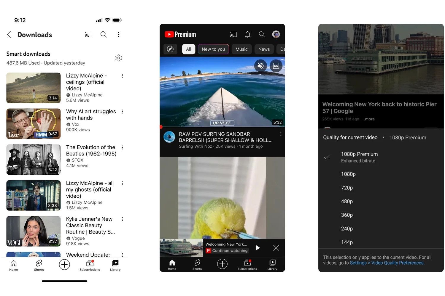 YouTube Premium funkcje
