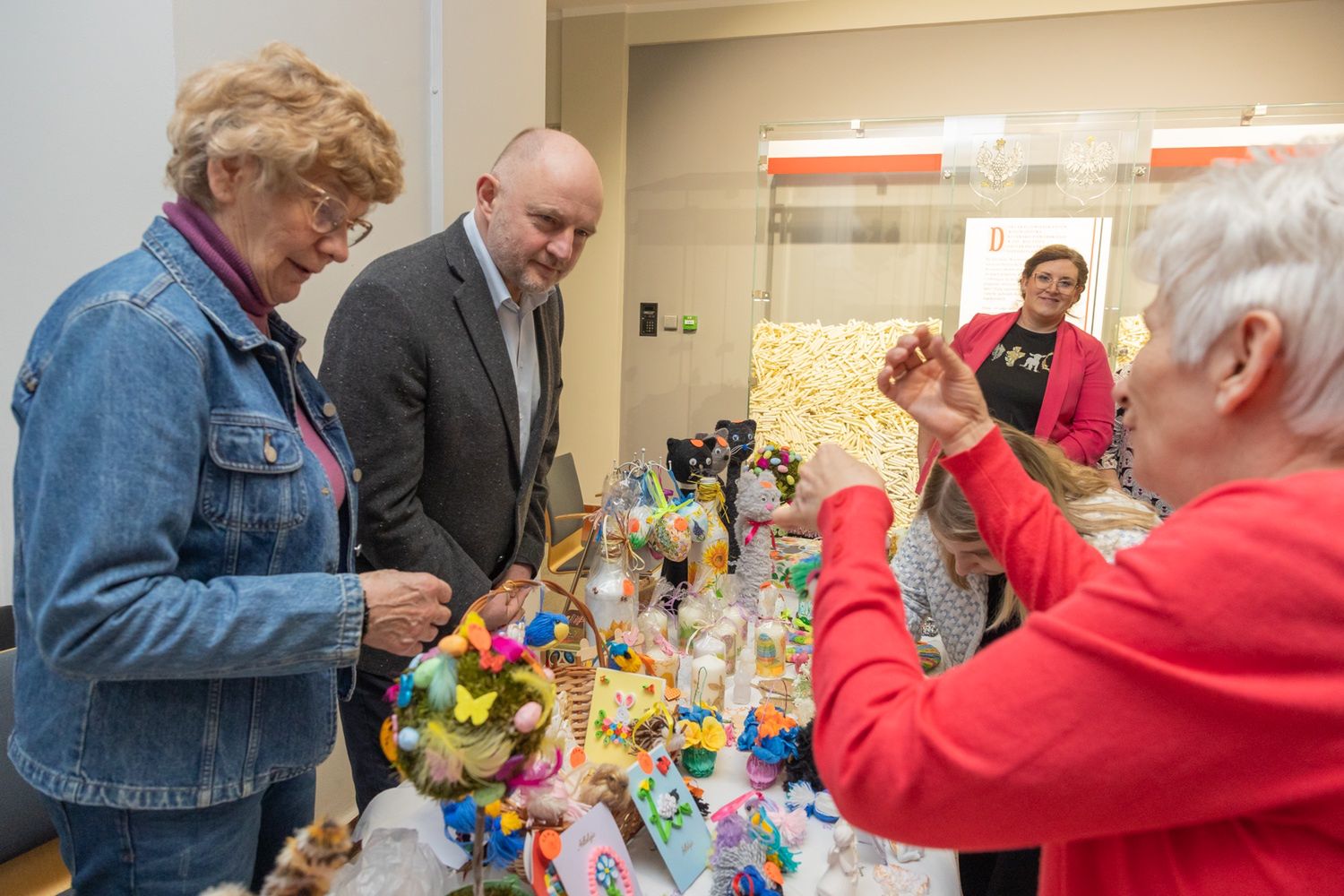 23.03.2026 Torun, Urzad Marszalkowski . Wielkanocny kiermasz rekodziela " My tez potrafimy" Fot. Mikolaj Kuras dla UMWKP
Wielkanoc, rekodzielo