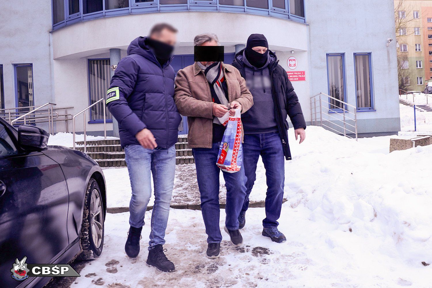 Zatrzymany mężczyzna